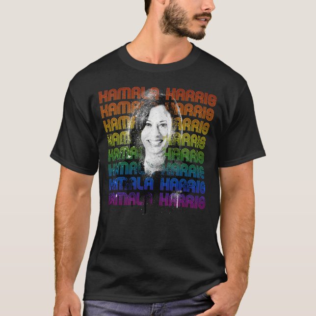 Kamala Harris Pride T-Shirt (Front)