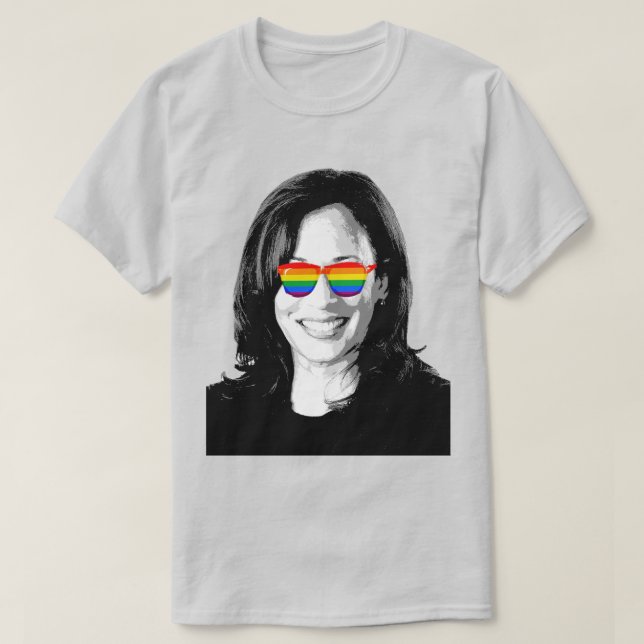 Kamala Harris Pride T-Shirt (Design Front)