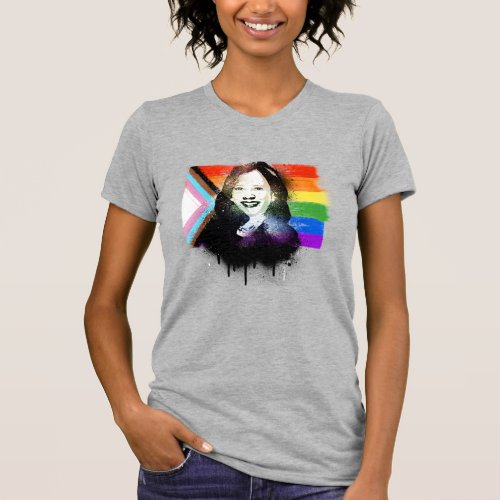 Kamala Harris Progress Pride T_Shirt