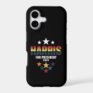 Kamala Harris Rainbow Gay Pride LGBT Election 2024 iPhone 17 Case