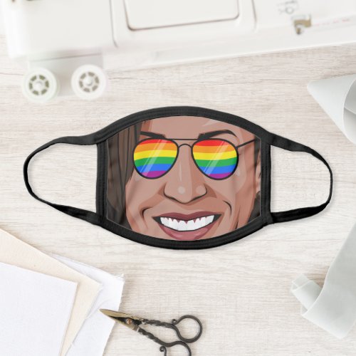 Kamala Harris Rainbow Sunglasses Face Mask