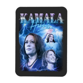 Kamala Harris Retro 90s Style Magnet
