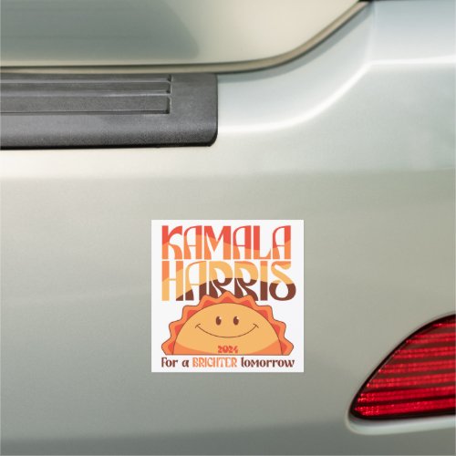 Kamala Harris _ Retro Cool _ President Car Magnet