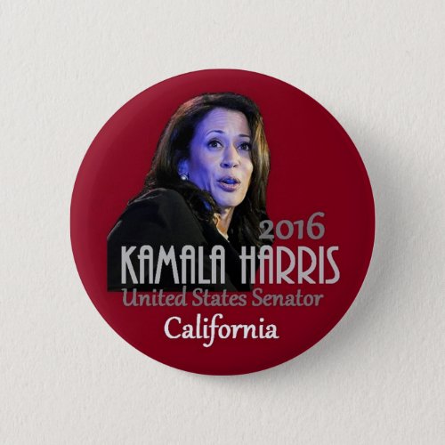 Kamala Harris Senate 2016 Pinback Button
