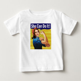 Kamala Harris She Can Do It Baby Fine Jersey Baby T-Shirt