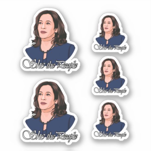 KAMALA HARRIS She the People Sticker