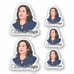 KAMALA HARRIS - She The People Sticker