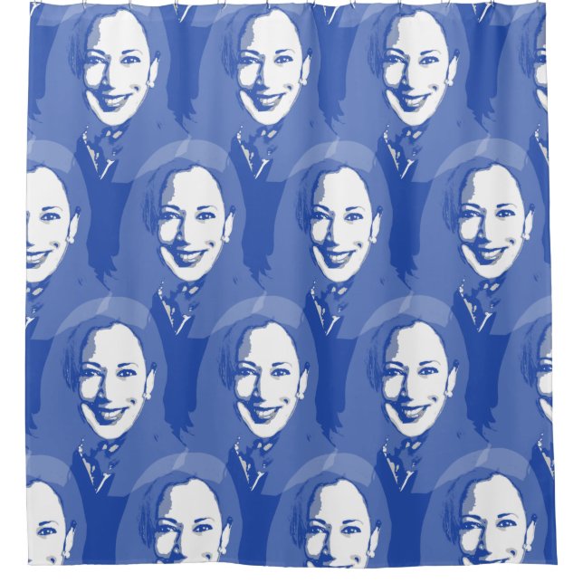 KAMALA HARRIS SHOWER CURTAIN (Front)