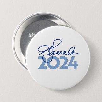 Kamala Harris Signature 2024 Button