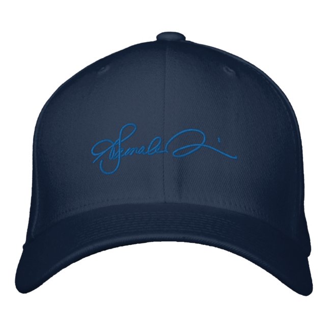 KAMALA HARRIS Signature Embroidered Baseball Cap (Front)