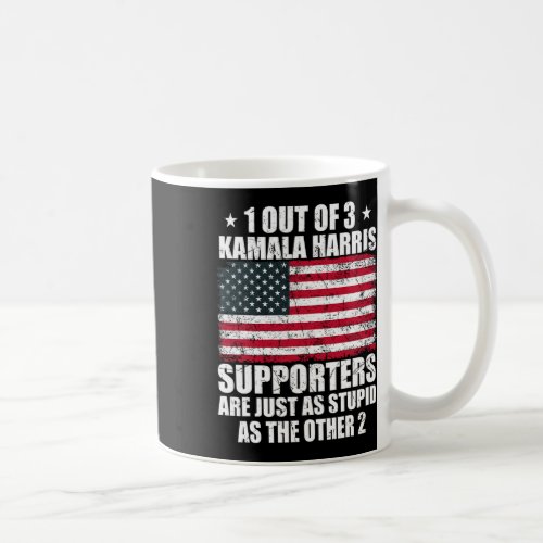 Kamala Harris Stupid Joke American Flag Usa Funny  Coffee Mug