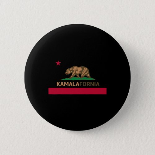 Kamala Harris Supporter California Californian  Button