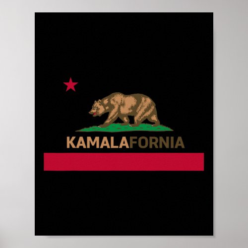 Kamala Harris Supporter California Californian  Poster