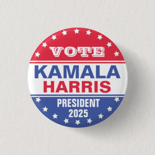 Kamala Harris Template for Elections Button