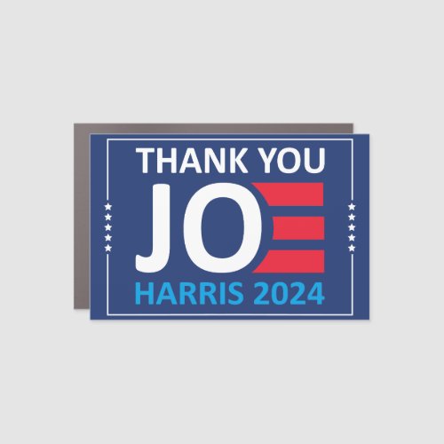 Kamala Harris Thank You Joe Presidential Election Car Magnet