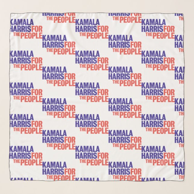 Kamala Harris the People Scarf (Front)