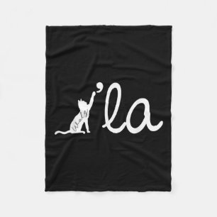 Kamala Harris Tim W 2024 Cat Kamala Harris Waltz 2 Fleece Blanket