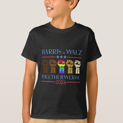 Kamala Harris Tim Walz 2024 Election Lgbt Harris W T_Shirt