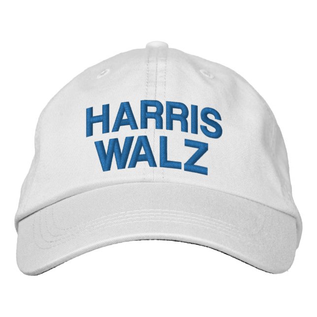 Kamala Harris Tim Walz 2024 Embroidered Baseball Cap (Front)