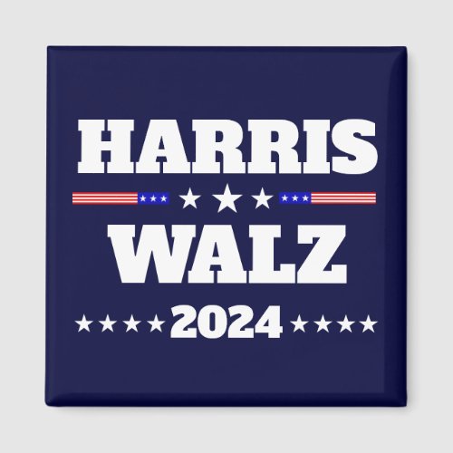 Kamala Harris Tim Walz 2024 US President Campaign Magnet