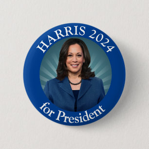 Kamala Harris Tim Walz 2026 Vote Democrat Presiden Button