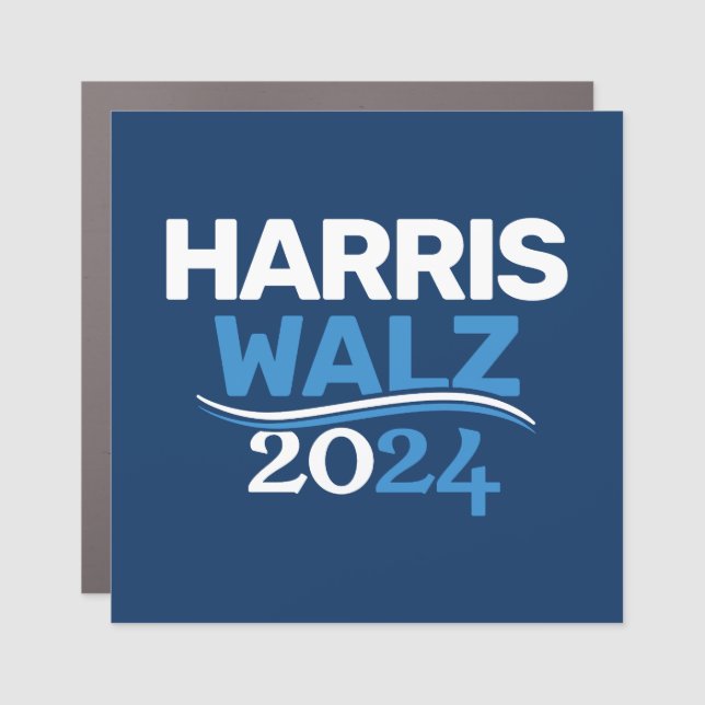 Kamala Harris Tim Walz Campaign  2024 Presidetial  Car Magnet (Front)