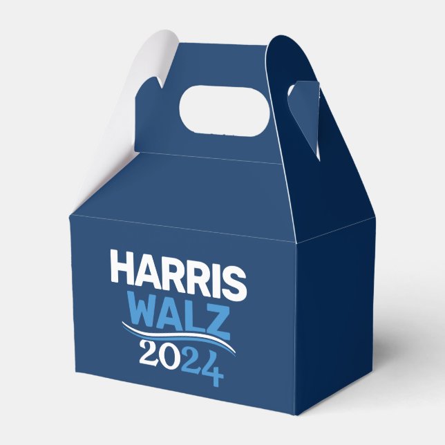 Kamala Harris Tim Walz Campaign  2024 Presidetial  Favor Boxes (Front Side)
