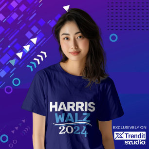 Kamala Harris Tim Walz Campaign 2024 Presidetial T-Shirt