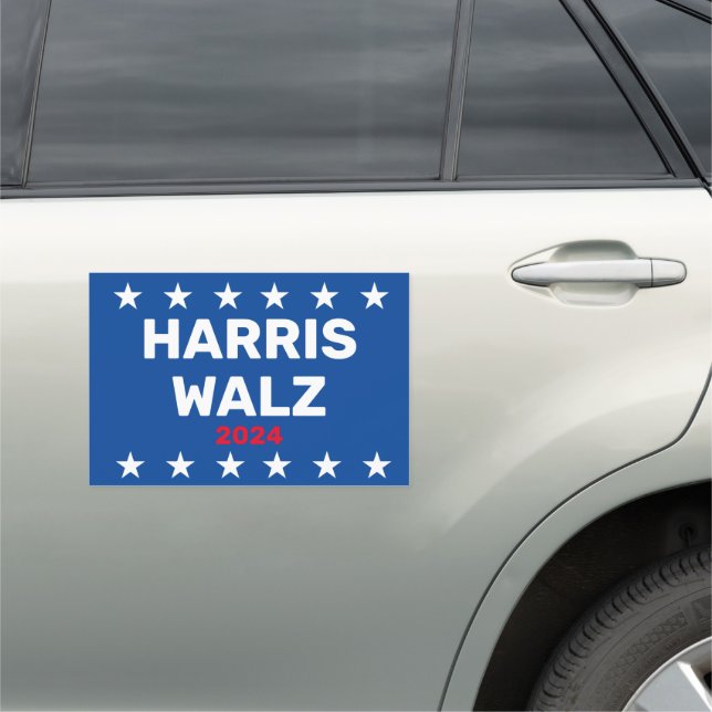 Kamala Harris Tim Walz  Car Magnet (In Situ)
