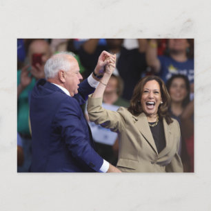 Kamala Harris & Tim Walz Postcard
