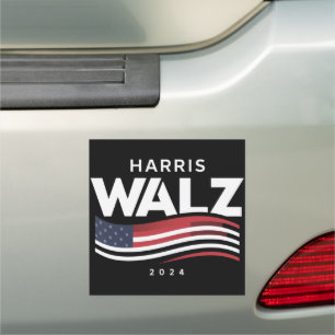 Kamala Harris Tim Walz Waltz 2024 Election Car Magnet