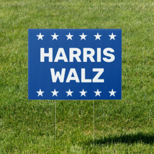 Kamala Harris Tim Walz Yard sign