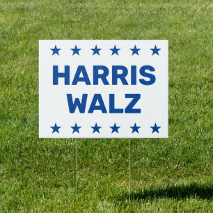 Kamala Harris Tim Walz Yard sign