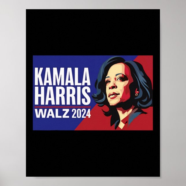 Kamala Harris Tim Wheimer Waltz 2024 Peace Lgbt  Poster (Front)