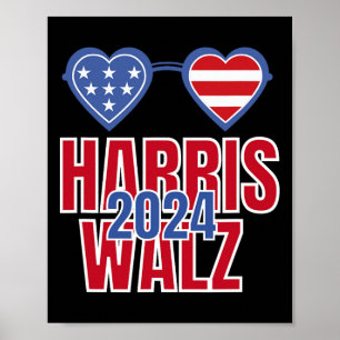 Kamala Harris Tim Wheimer Waltz  Poster