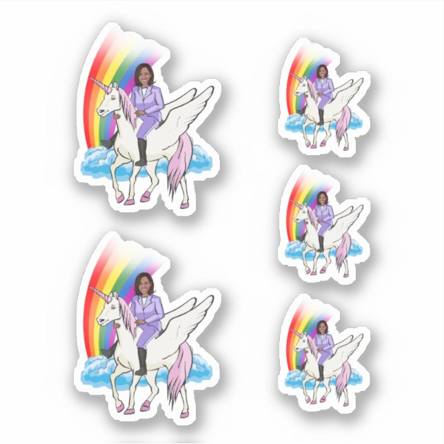 Kamala Harris Unicorn 2024 Sticker (Front)
