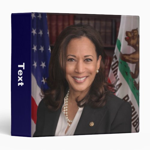 Kamala Harris US Vice President Biden 2024 3 Ring Binder