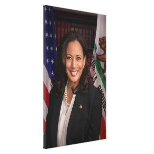 Kamala Harris US Vice President, Biden 2024 Canvas Print