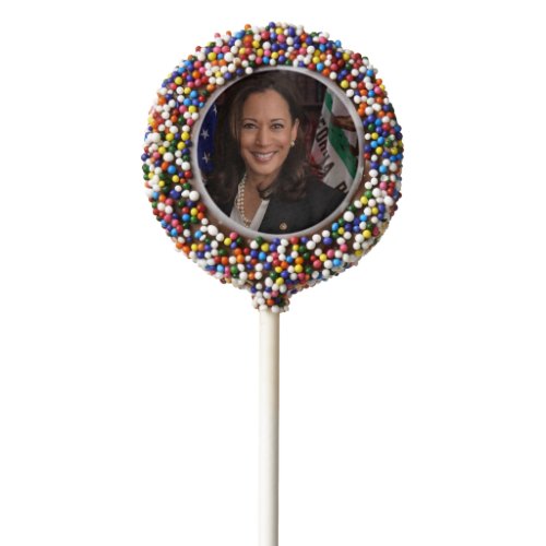 Kamala Harris US Vice President Biden 2024 Chocolate Covered Oreo Pop