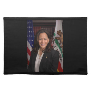 Kamala Harris US Vice President, Biden 2024 Cloth Placemat