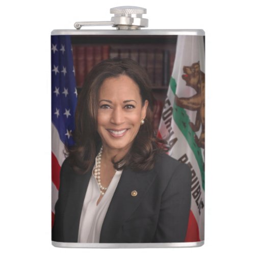 Kamala Harris US Vice President Biden 2024 Flask