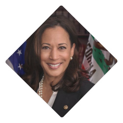 Kamala Harris US Vice President Biden 2024 Graduation Cap Topper