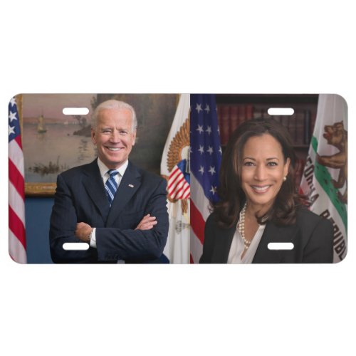 Kamala Harris US Vice President Biden 2024 License Plate