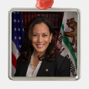 Kamala Harris US Vice President, Biden 2024 Metal Ornament