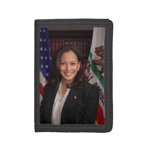 Kamala Harris US Vice President Biden 2024 Trifold Wallet