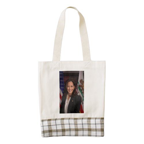Kamala Harris US Vice President Biden 2024 Zazzle HEART Tote Bag