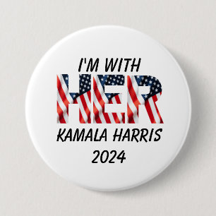 Kamala Harris usa election 2024 Button