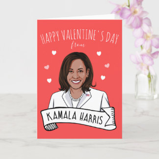 Kamala Harris Valentine's Day Card