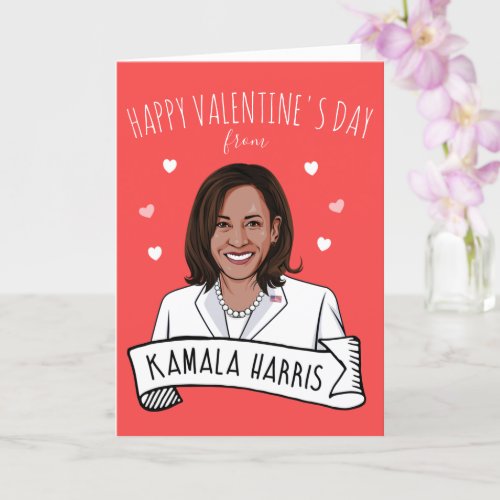 Kamala Harris Valentines Day Card