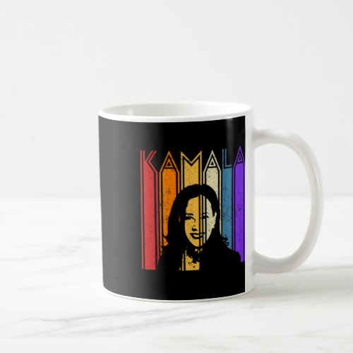 Kamala Harris Vintage Distressed Portrait Harris 2 Coffee Mug